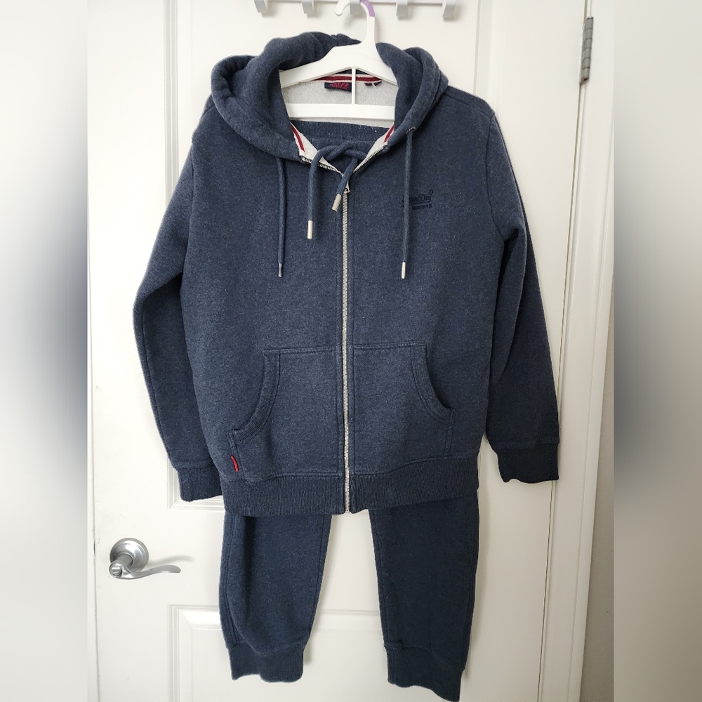 Superdry Navy Blue Fleece-Lined Hoodie